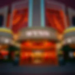 Elegant view of Wynn Las Vegas entrance