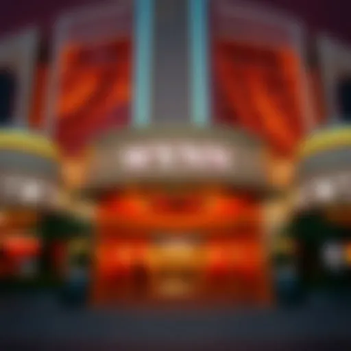 Wynn Las Vegas Entrance Elegant view of Wynn Las Vegas entrance