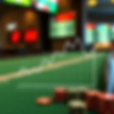 A graph illustrating market trends in off-track betting in Wyoming