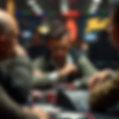 Visual representation of player psychology in poker