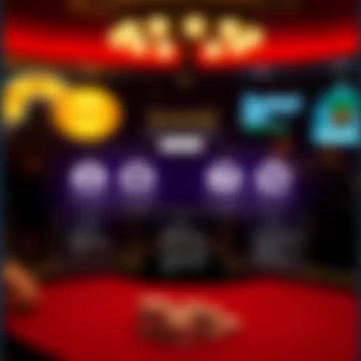 Diagram illustrating the rules of Yahoo Texas Hold'em